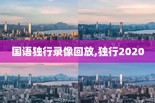 国语独行录像回放,独行2020